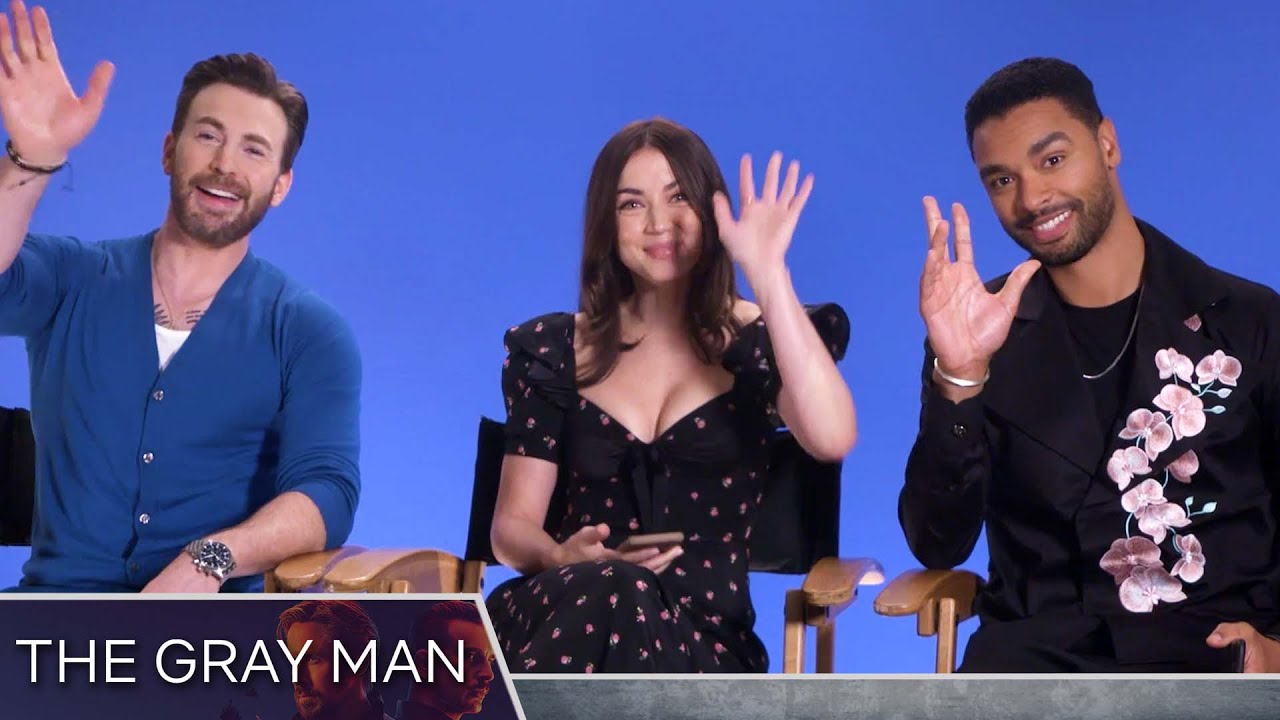 The Gray Man Cast Talk Ryan Gosling In Barbie & Spy Facial Hair